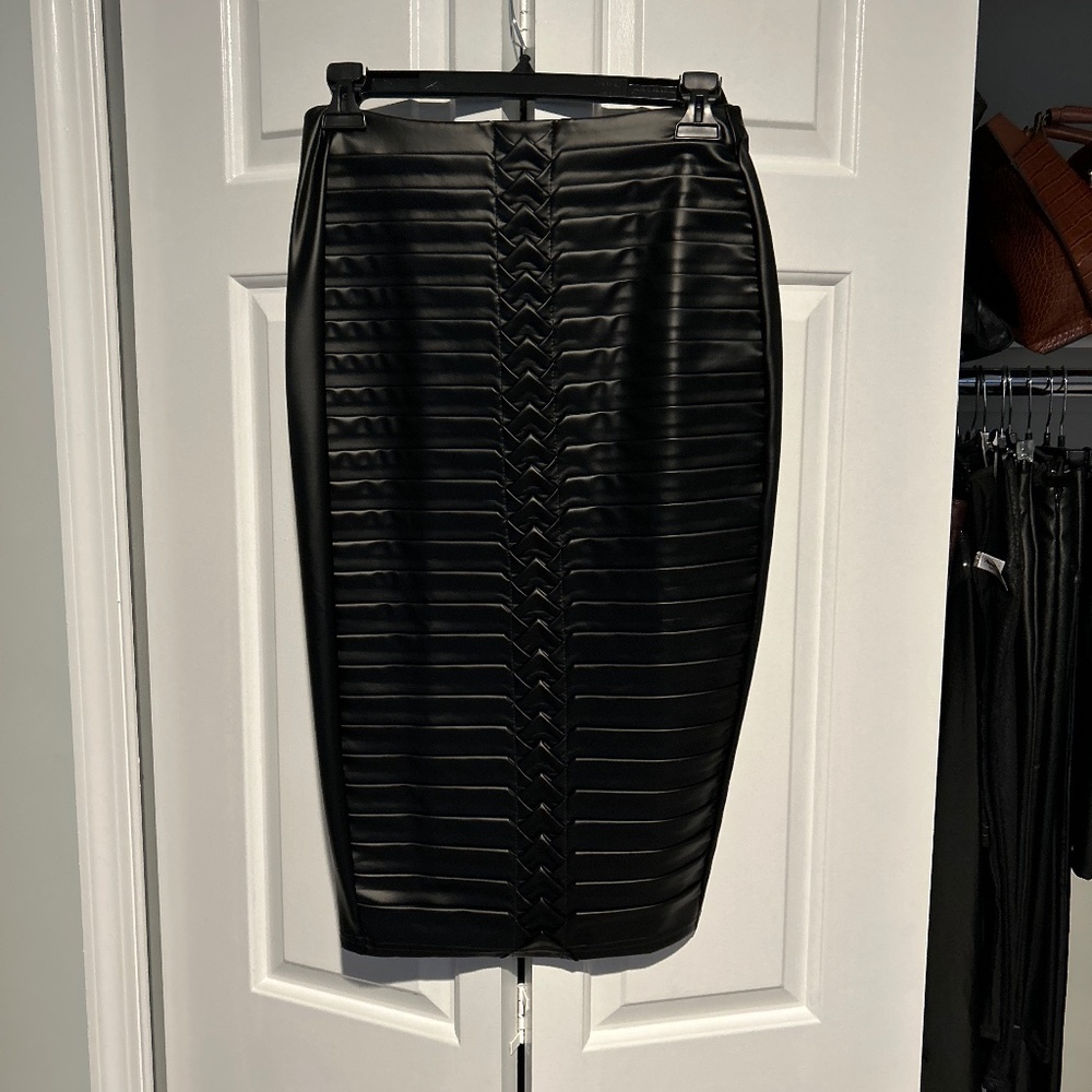 handmade leather skirt